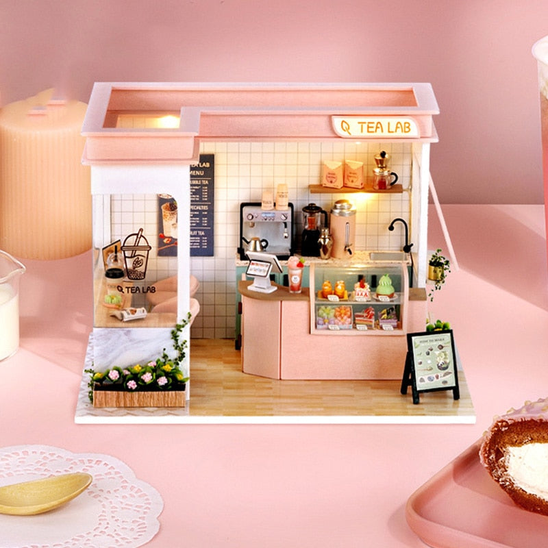 Cute Shop-Tea Lab Smile Life DIY Miniature Shop - Mycutebee